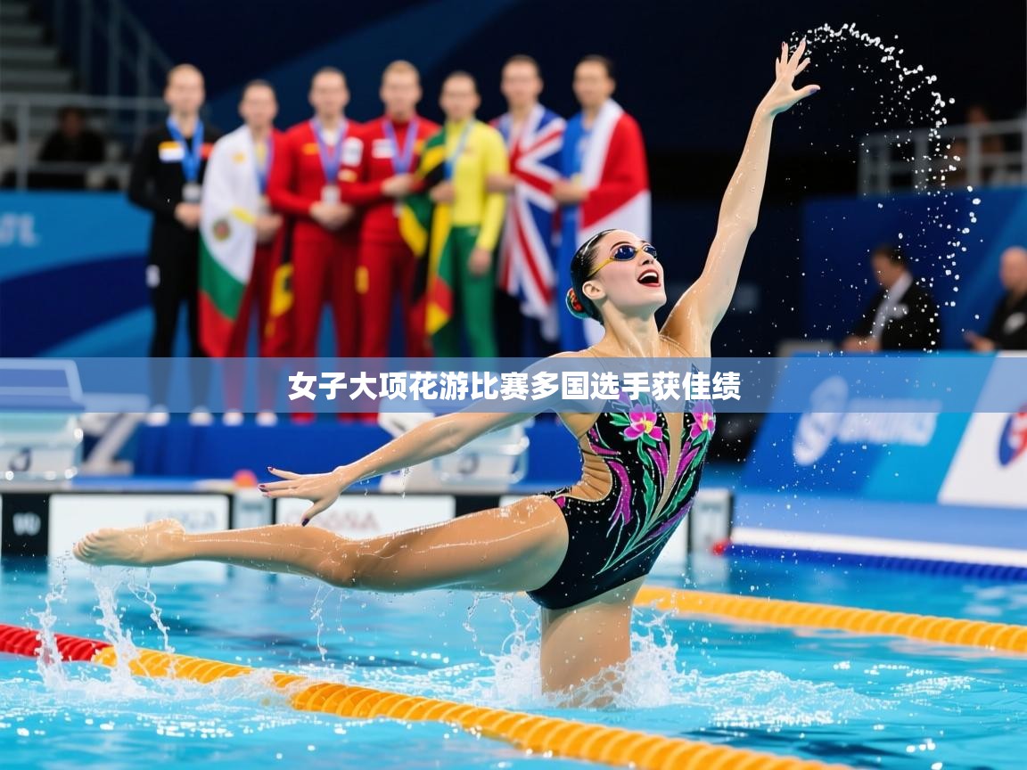 女子大项花游比赛多国选手获佳绩  第4张