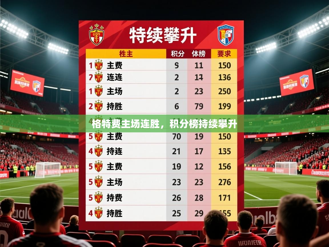 格特费主场连胜,积分榜持续攀升 第1张