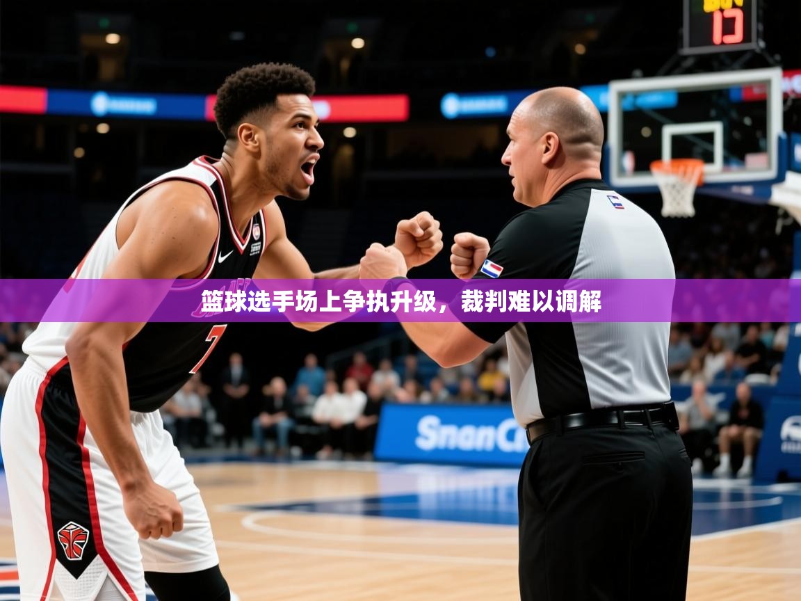 篮球选手场上争执升级,裁判难以调解 第1张
