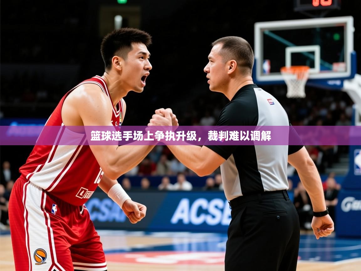 篮球选手场上争执升级,裁判难以调解 第2张